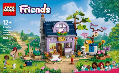 Klocki friends 42669 dom pszczelarzy i kwiatowy ogród
