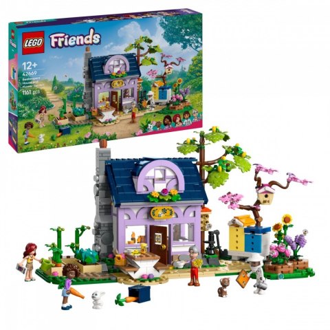 Klocki friends 42669 dom pszczelarzy i kwiatowy ogród