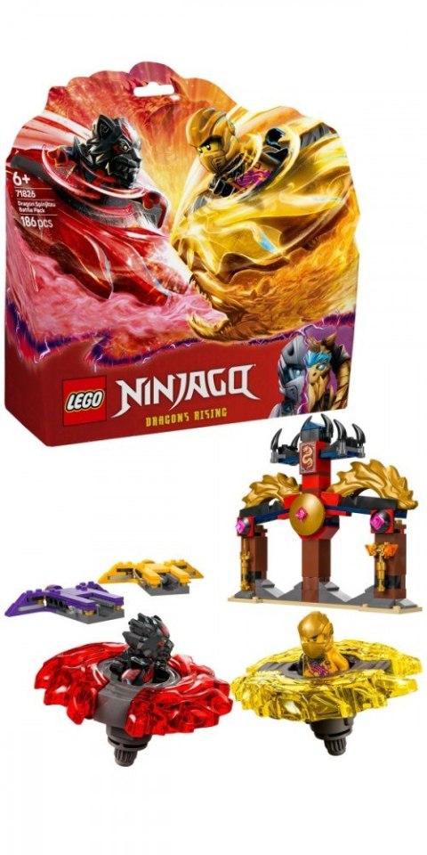 Klocki ninjago 71826 smocze spinjitzu - zestaw bitewny
