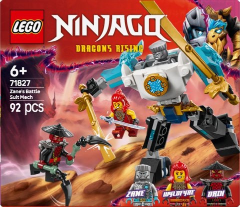 Klocki ninjago 71827 mech w zbroi bojowej zanea
