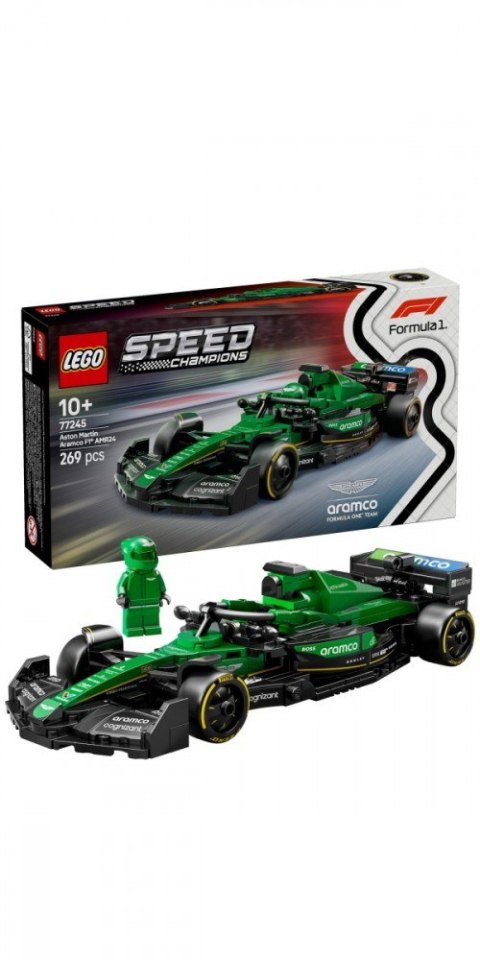 Klocki speed champions 77245 bolid f1 aston martin aramco amr24