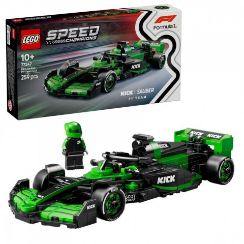 Klocki speed champions 77247 bolid f1 kick sauber team c44