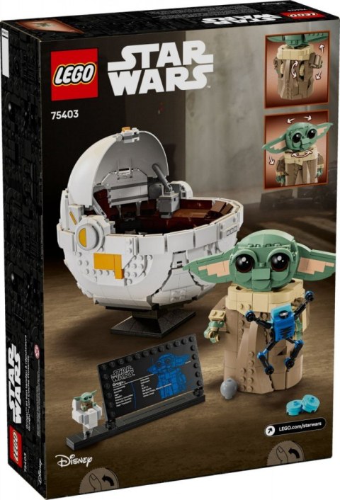 Klocki star wars 75403 grogu w wózku