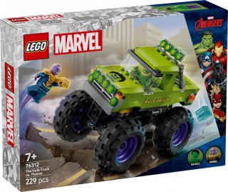 Klocki super heroes 76312 monster truck hulka kontra thanos