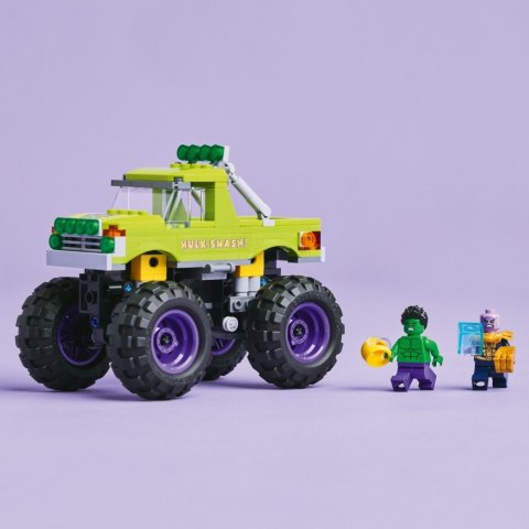 Klocki super heroes 76312 monster truck hulka kontra thanos