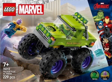 Klocki super heroes 76312 monster truck hulka kontra thanos