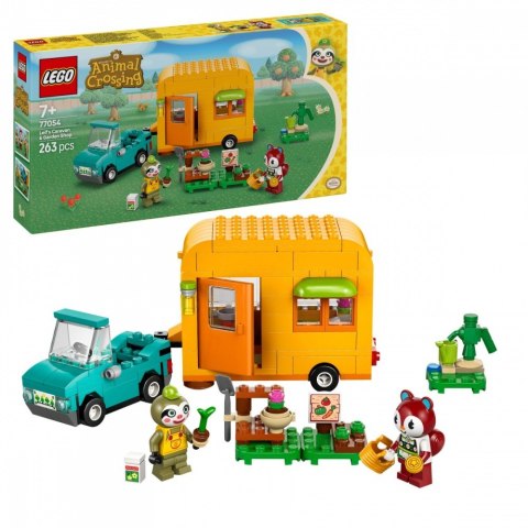 Klocki animal crossing 77054 leif i jego karawan oraz sklep ogrodniczy