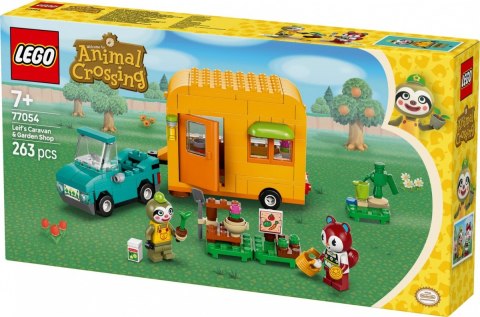Klocki animal crossing 77054 leif i jego karawan oraz sklep ogrodniczy
