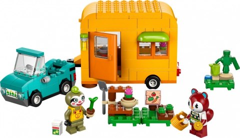 Klocki animal crossing 77054 leif i jego karawan oraz sklep ogrodniczy