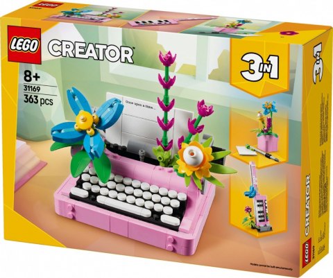 Klocki creator 31169 maszyna do pisania z kwiatami