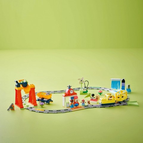 Klocki duplo 10428 duży interaktywny pociąg miejski