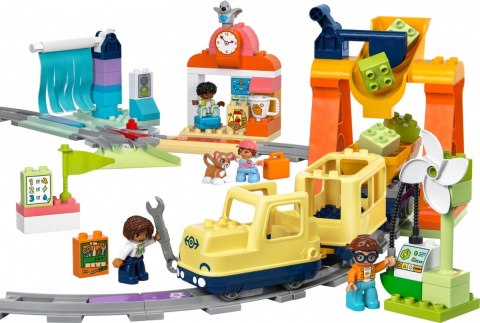 Klocki duplo 10428 duży interaktywny pociąg miejski
