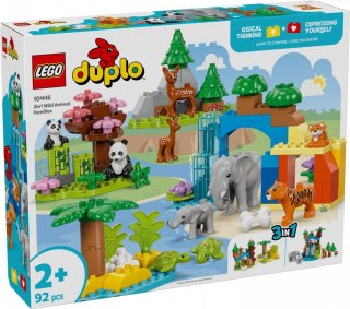 Klocki duplo 10446 rodziny dzikich zwierząt 3 w 1