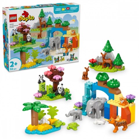 Klocki duplo 10446 rodziny dzikich zwierząt 3 w 1