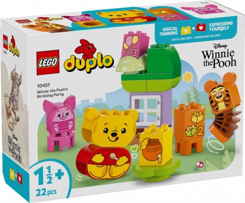 Klocki duplo 10457 przyjęcie urodzinowe kubusia puchatka