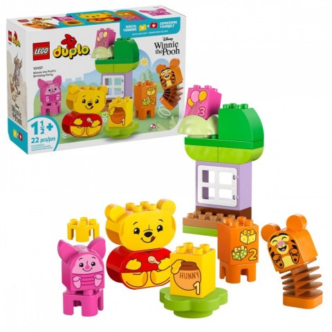 Klocki duplo 10457 przyjęcie urodzinowe kubusia puchatka