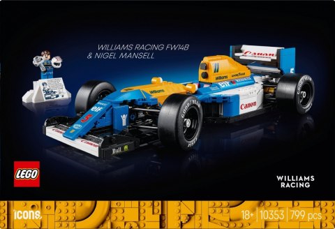 Klocki icons 10353 williams racing fw14b i nigel mansell