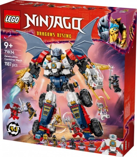 Klocki ninjago 71834 wielofunkcyjny ultramech zanea