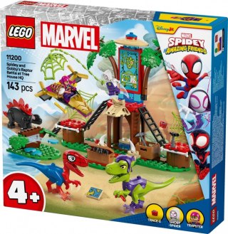 Klocki spidey 11200 bitwa spidey'ego i gobby'ego przy domku na drzewie