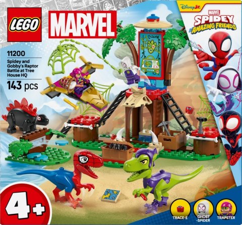 Klocki spidey 11200 bitwa spidey'ego i gobby'ego przy domku na drzewie