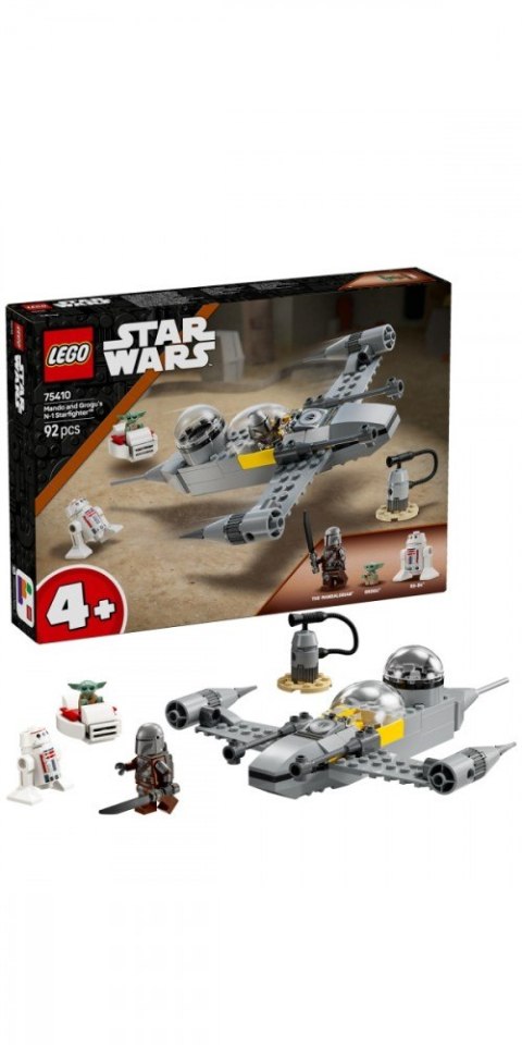 Klocki star wars 75410 myśliwiec n-1 mando i grogu