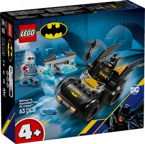 Klocki super heroes 76301 batman i batmobil kontra mr. freeze