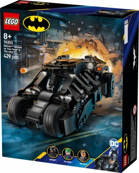 Klocki super heroes 76303 tumbler batmana kontra dwie twarze i joker