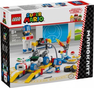 Klocki super mario 72035 mario kart - toad i jego garaż