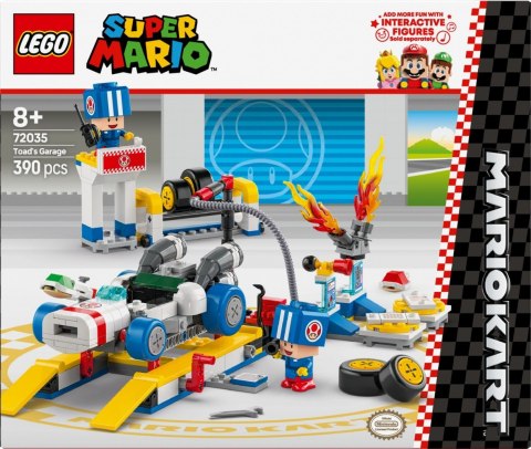 Klocki super mario 72035 mario kart - toad i jego garaż