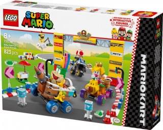 Klocki super mario 72036 mario kart - zestaw baby peach i grand prix