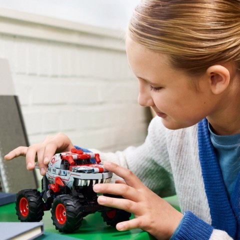 Klocki technic 42200 monster jam thunderroarus z napędem typu pull-back