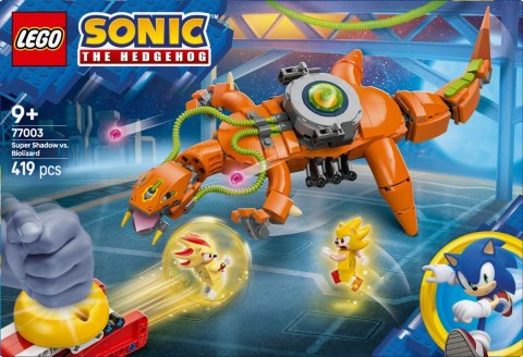 Klocki sonic 77003 super shadow kontra biolizard