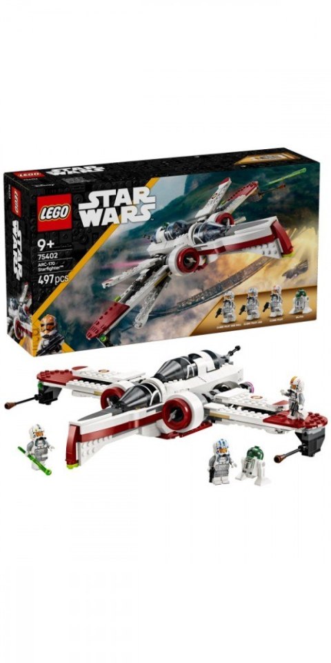 Klocki star wars 75402 myśliwiec arc-170