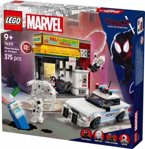 Klocki super heroes 76311 multiwersum: miles morales kontra spot