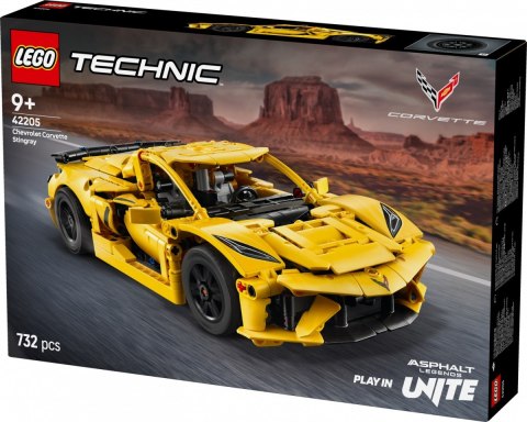 Klocki technic 42205 chevrolet corvette stingray