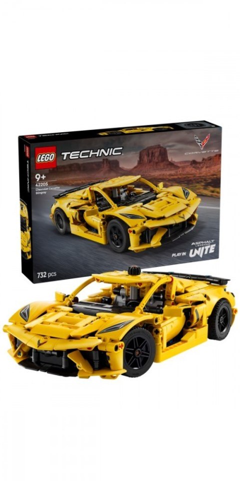 Klocki technic 42205 chevrolet corvette stingray