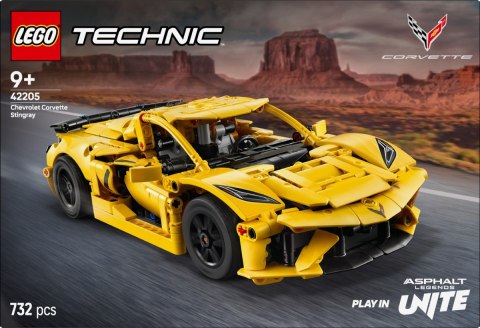 Klocki technic 42205 chevrolet corvette stingray