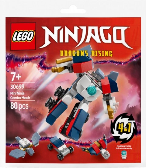 Klocki ninjago 30699 wielofunkcyjny minimech ninja