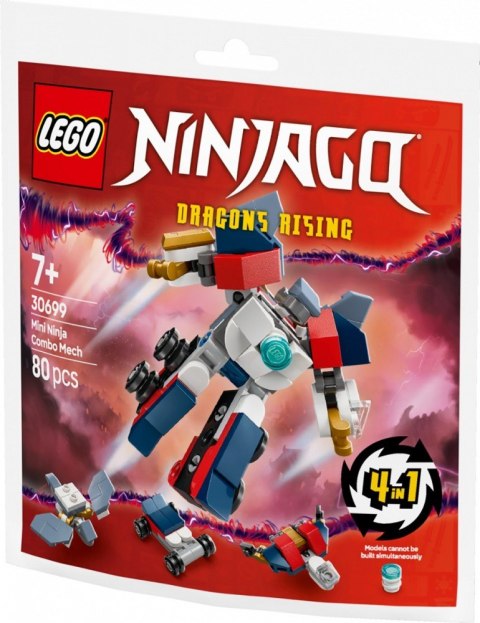Klocki ninjago 30699 wielofunkcyjny minimech ninja