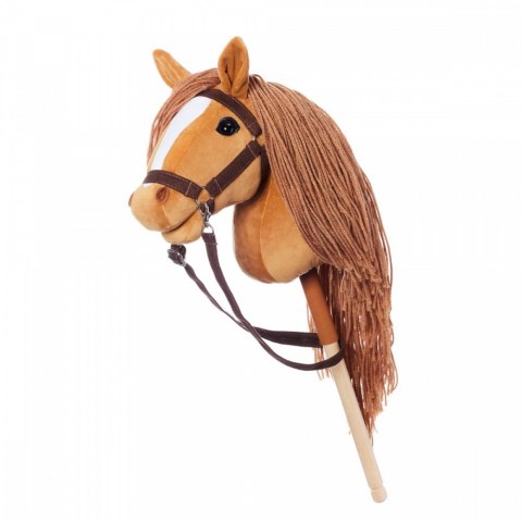 Koń na kiju hobby horse hoppihorse a3 chestnut - brąz, maść kasztanowata