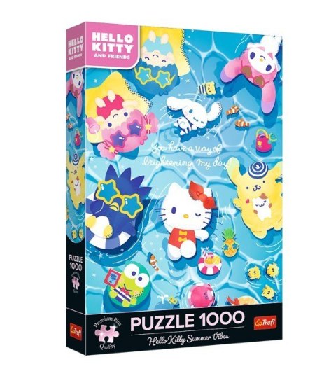 Puzzle 1000 elementów hello kitty letni relaks