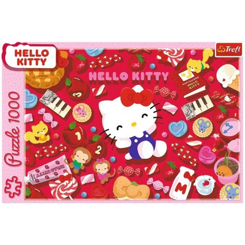 Puzzle 1000 elementów hello kitty