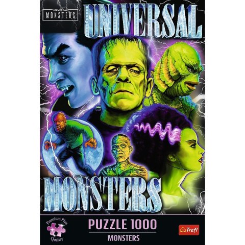 Puzzle 1000 elementów potwory klasyczne horrory