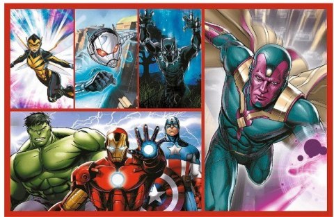 Puzzle 2x70 elementów avengers zostań bohaterem