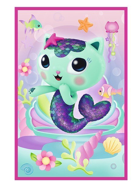 Puzzle 3x50 elementów gabby i kotki gabi