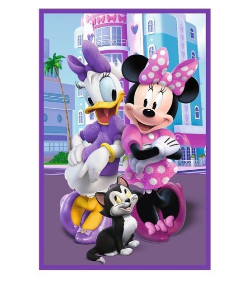 Puzzle 3x80 elementów minnie i przyjaciele