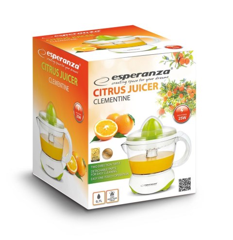 EKJ001G Esperanza wyciskarka do cytrusów clementine biało-zielona