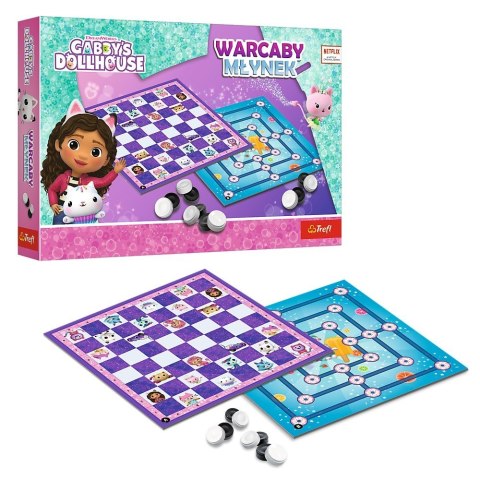 Gra warcaby i młynek gabi gabby dollhouse