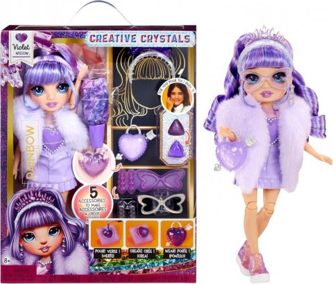 Lalka rainbow high creative crystals, violet
