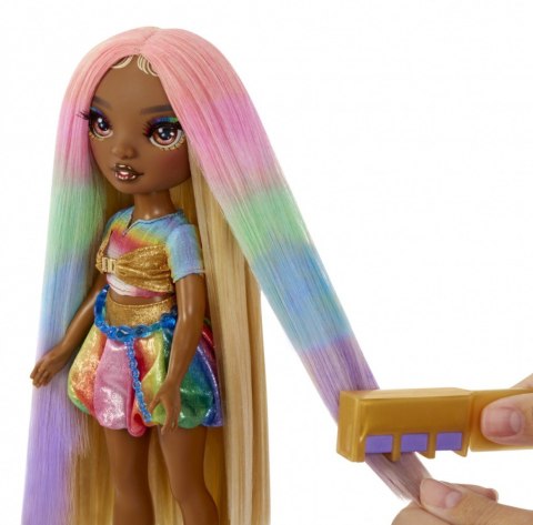 Lalka rainbow high hair chalk style meline